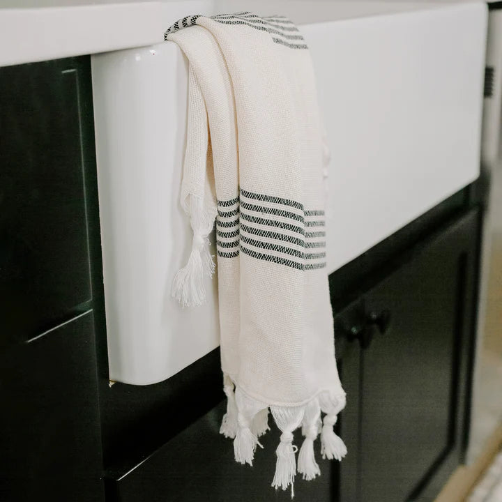 Neutronaut “Nomad Lines” Turkish Towel – Multi-Stripe Weave