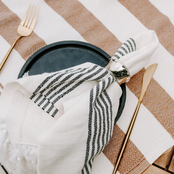 Neutronaut “Nomad Lines” Turkish Towel – Multi-Stripe Weave