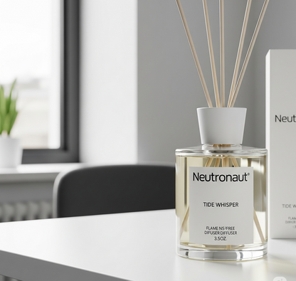 Neutronaut “Tide Whisper” Reed Diffuser – Salt & Citrus Calm (3.5oz)