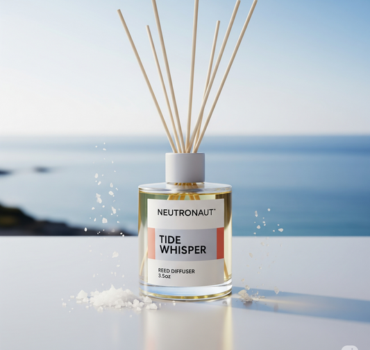 Neutronaut “Tide Whisper” Reed Diffuser – Salt & Citrus Calm (3.5oz)