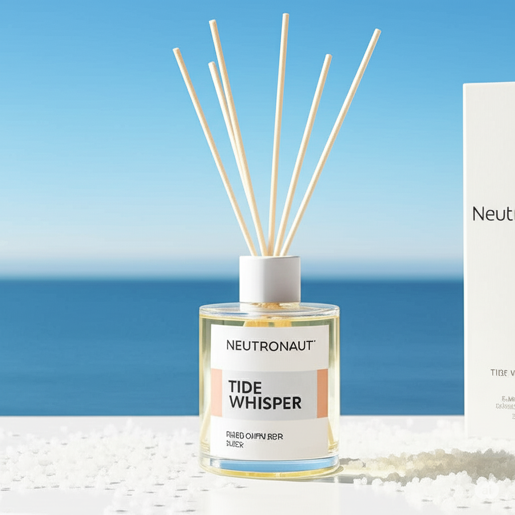 Neutronaut “Tide Whisper” Reed Diffuser – Salt & Citrus Calm (3.5oz)