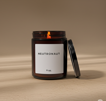 Neutronaut “Shoreline Dusk” Candle – Salt & Citrus Serenity (9oz)