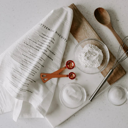 Neutronaut “Grandma’s Kitchen” Cotton Tea Towel – Buttermilk Biscuit Edition