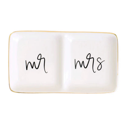 Neutronaut “Lunar Union” Ceramic Jewelry Tray – Mr. & Mrs. Edition