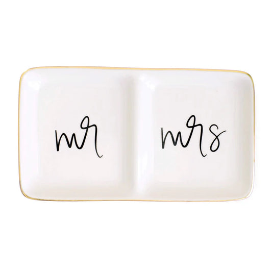 Neutronaut “Lunar Union” Ceramic Jewelry Tray – Mr. & Mrs. Edition