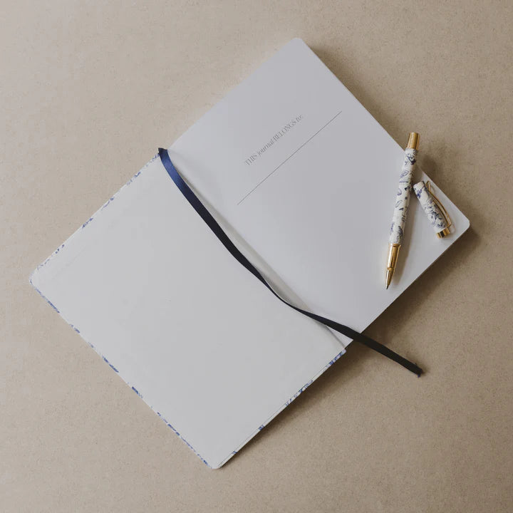 Neutronaut “Mind Drift” Classic Hardcover Journal – Delft Blue Edition